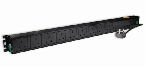 PDU-12W 1U with 12Way MultiFunction Socket