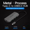 Vention Type C to USB 3.0 3 Ports Hub RJ45 Gigabit Ethernet Adapter