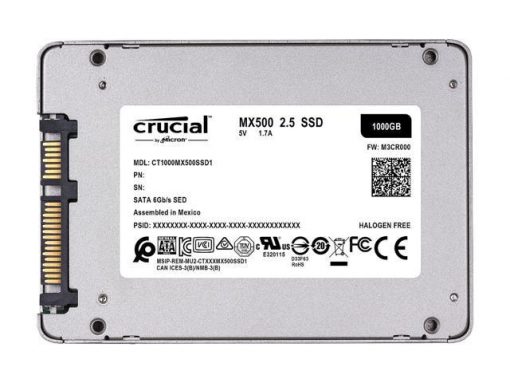 Crucial MX500 2TB 3D NAND SATA 2.5 Inch SSD (CT2000MX500SSD1) Internal Hard Drive
