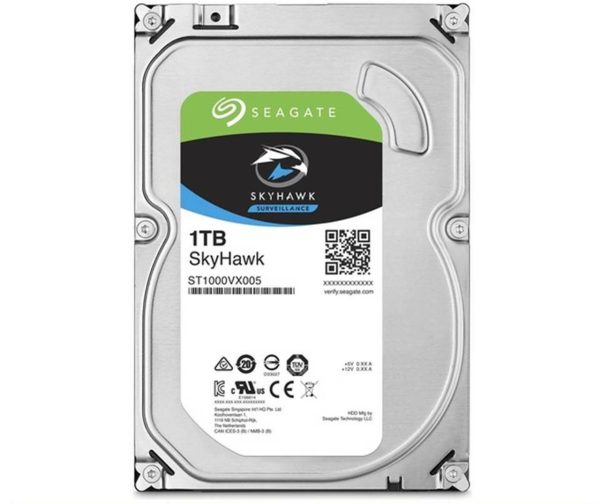 Seagate SkyHawk 1TB 3.5 inch Internal Surveillance Harddrive – (ST1000VX005)