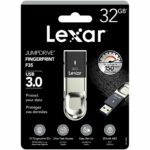 Lexar JumpDrive Fingerprint F35 USB 3.0 32 GB Flash Drive