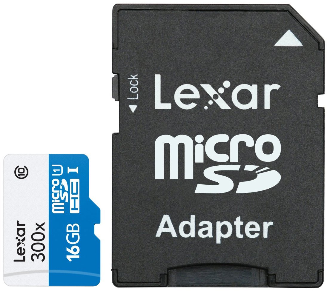 Lexar High-Performance 633x 64GB microSDXC UHS-I Card w/ SD Adapter, Up To 100MB/s Read, for Smartphones, Tablets, and Action Cameras (LSDMI64GBBNL633A)