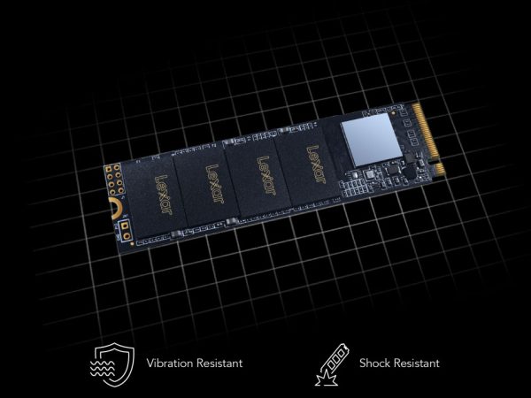 256GB Lexar® Impressive Speed SSD, up to 550 MB/s read and 440 MB/s write