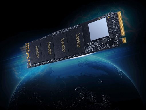 250GB Lexar® High Speed PCIe Gen3 with 4 Lanes, up to 2100 MB/s read and 1600 MB/s write