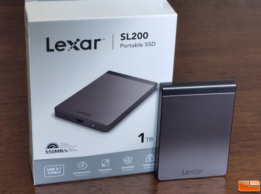 Lexar SL200 External Portable Solid State Drive 512GB, up to 550MB/s Read and 400MB/s Write (LSL200X512G-RNNNG )