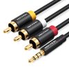 VENTION 3.5MM TO 3RCA AV CABLE 2M BLACK
