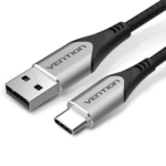 VENTION USB-C TO USB 2.0-A CABLE 1.5M GRAY ALUMINUM ALLOY TYPE