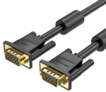 Vention VGA(3+6) Male to Male Cable with Ferrite Cores 3M Black
