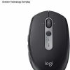 Logitech Wireless & Bluetooth Multi Device Silent Mouse M590 - Graphite Tonal
