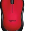 Logitech Wireless Mouse Silent M220 - Red