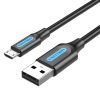 VENTION USB 3.1(GEN 1) C MALE TO A FEMALE OTG CABLE 0.15M BLACK PVC TYPE
