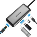 Vention USB Type C to Multi-Function 5 IN 1 Hub/Docking Station (VEN-TGPBB)