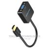 VENTION VGA TO HDMI CONVERTER WITH FEMALE MICRO USB AND AUDIO PORT