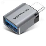 VENTION USB 3.0 MALE TO USB-C FEMALE ADAPTER GRAY ALUMINUM ALLOY TYPE