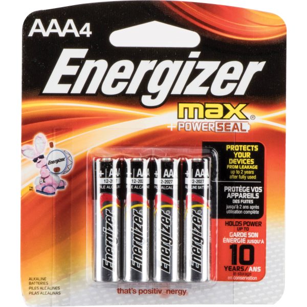 AAA Alkaline Batteries 4-pack