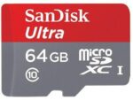 SanDisk MicroSD CLASS 10 100MBPS 64GB with Adapter