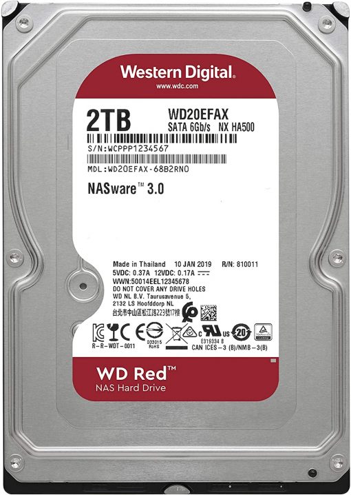 WD Red NAS Hard Drive - 2TB Retail Pack