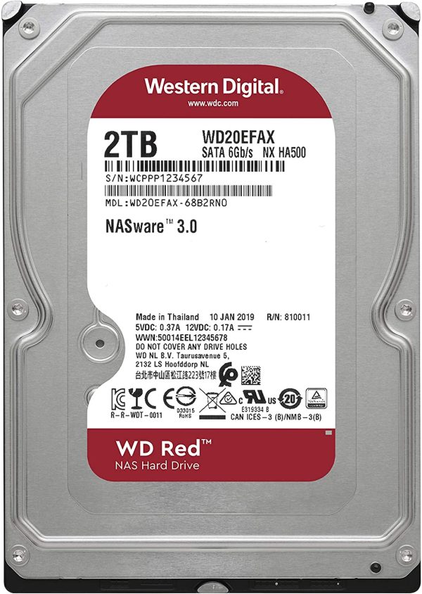 WD Red NAS Hard Drive - 2TB Retail Pack