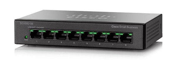 Cisco SF100D-08 8-Port Desktop unmanaged Switch