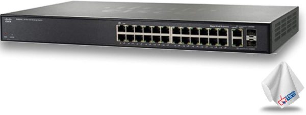 Cisco SF200-24 24-Port PoE Managed Switch