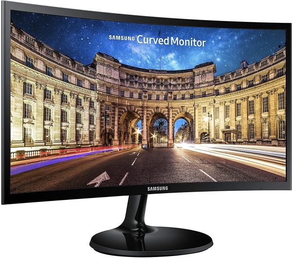 Samsung C24F390 24-Inch Curved LED Monitor - HDMI, VGA , Black