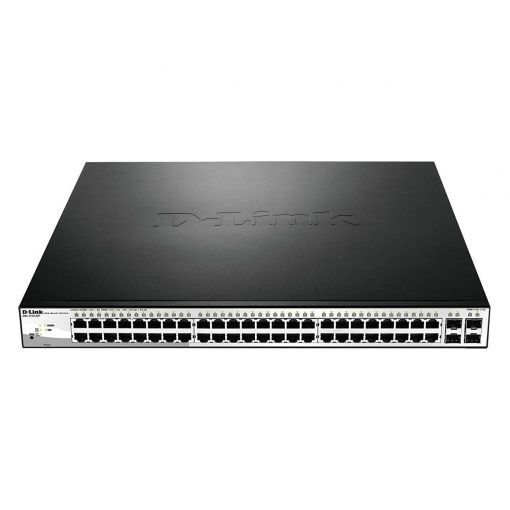 D-Link DGS-1210-52P 52-Port Gigabit Smart PoE Switch with 4 SFP Ports