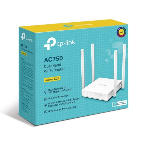 TP-LINK Archer C24 – AC750 Dual-Band Wi-Fi Router