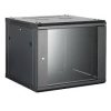 9U Wall Mount Data Cabinet 600 x 450 (Black)