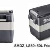 Specifications Dimensions (mm) Unit: (H) 520 x (W) 350 x (D) 660 Packaged: (H) 585 x (W) 375 x (D) 615 Storage Volume: 50 litres Temp Range: -18⁰C to 10⁰C Net Weight: 21Kg Climate Class: T, ST, SN, N Protection Class: I Voltage AC: 100-240V 50/60Hz Voltage DC: 12V/24V Rated Current AC/DC: 1.0A Refrigerant: R134a/45g Foaming Agent: Cyclopentane