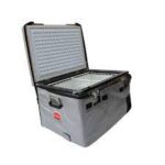 SnoMaster - 65L Low Profile Single Compartment Stainless Steel Fridge/Freezer AC/DC