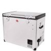 SnoMaster - 80L Single Compartment Stainless Steel Fridge/Freezer AC/DC