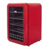 SnoMaster - 115L Retro Red Under-Counter Beverage Cooler Solid door