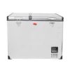 SnoMaster - 72L Dual Compartment Stainless Steel Fridge/Freezer AC/DC
