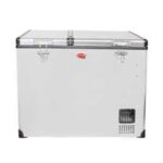 SnoMaster - 72L Dual Compartment Stainless Steel Fridge/Freezer AC/DC