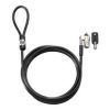 HP Keyed Cable Lock 10 mm - Black