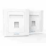 VENTION 2 PORT WALL FACEPLATE WHITE 86 TYPE