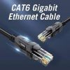 VENTION CAT6 UTP PATCH CORD CABLE 0.5M BLACK