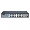 D-link 16-port 10/100Base-T Unmanaged Long Range 250m PoE+ Surveillance Switch with 16 PoE ports (DES-F1016P-E/B)
