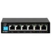 D-Link DGS-F1006P-E 250M 6-Port 1000Mbps Switch with 4 PoE Ports and 2 Uplink Ports