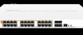 MikroTik (CRS328-24P-4S+RM) 24 Port Gigabit Ethernet Router/Switch
