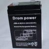 DROM POWER 6V 4.5AH LEAD ACID BATTERY