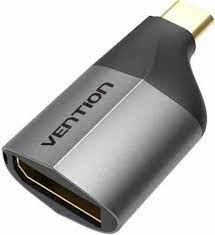 Vention Type-C to DP Adapter Gray Metal Type