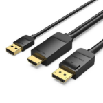 Vention HDMI-A Male to DP Male HD Cable 1.5M Black