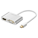 Vention MINI DisplayPort to HDMI/VGA Converter 0.15M White