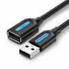 Vention USB 2.0 A Male to A Male  Cable 1.5M Black PVC Type