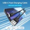Vention USB 2.0 A Male to C Male 3A Cable 1.5M Black