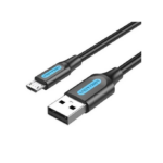 Vention USB 2.0 A Male to Micro-B Male Cable 1M Black PVC Type