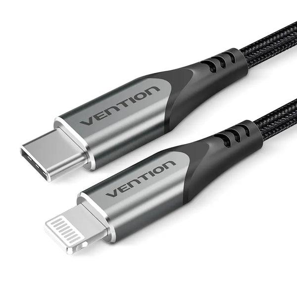 Vention USB 2.0 C to Lightning Cable 1.5M Gray Aluminum Alloy Type