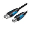Vention USB2.0 A Male to B Male Print Cable with 2Ferrite Core 10M Black