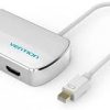 Vention MINI DisplayPort  to HDMI/VGA Converter 0.15M White